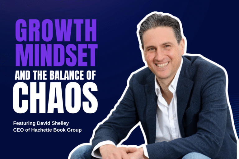 Photo of David Shelley, CEO of Hachette Book Group, for the RTM Nexus leadership podcast