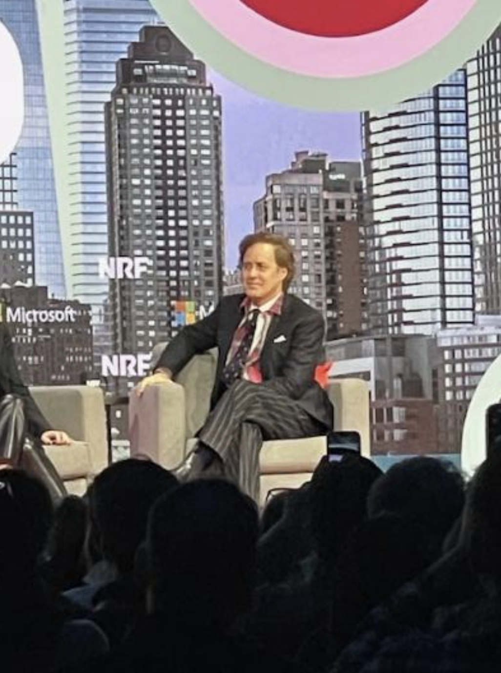 Screenshot of Ralph Lauren's Ask Ralph conversational AI shopping assistant presentation at NRF 2026