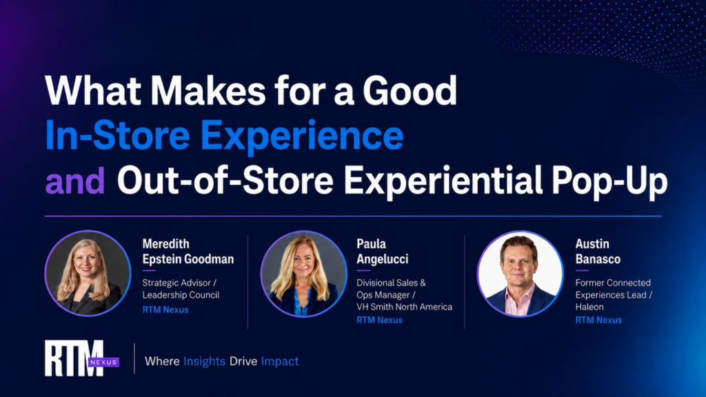 Panel graphic on why great retail experiences still start inside the physical store